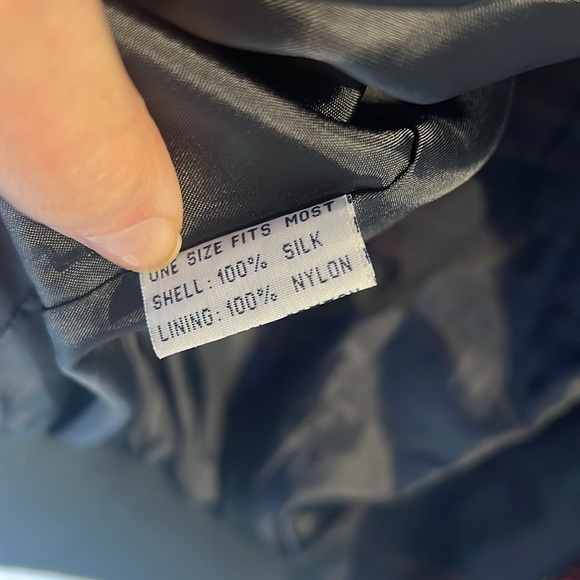 Vintage silk colorful whimsical geometric funky unique lightweight bomber jacket - Picture 5 of 12